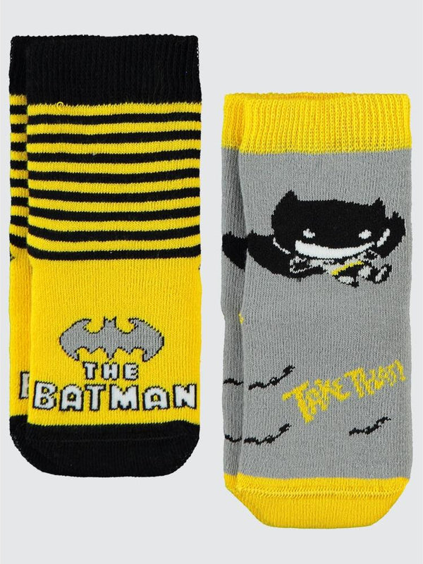 Batman Havlu 6-18 Ay Bebek Erk Çorap Set