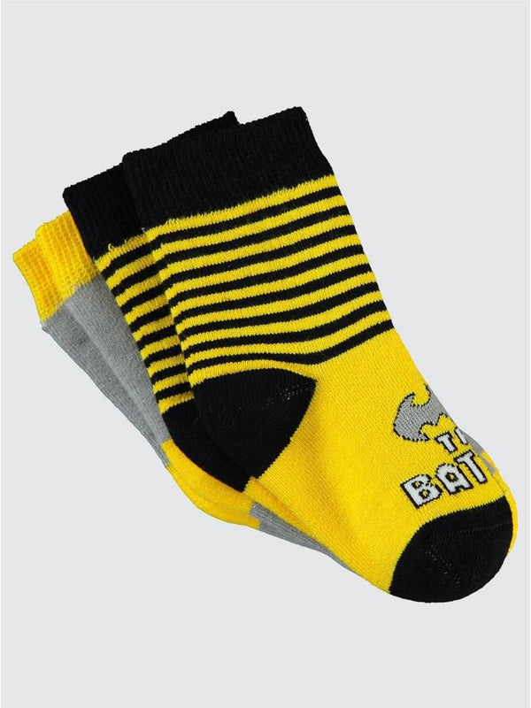 Batman Havlu 6-18 Ay Bebek Erk Çorap Set