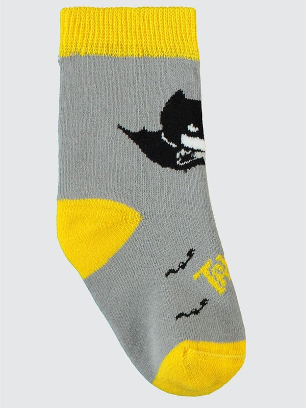 Batman Havlu 6-18 Ay Bebek Erk Çorap Set