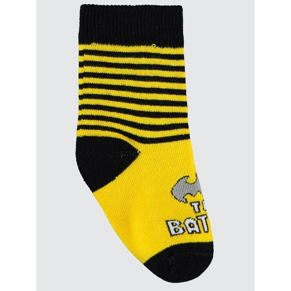 Batman Havlu 6-18 Ay Bebek Erk Çorap Set