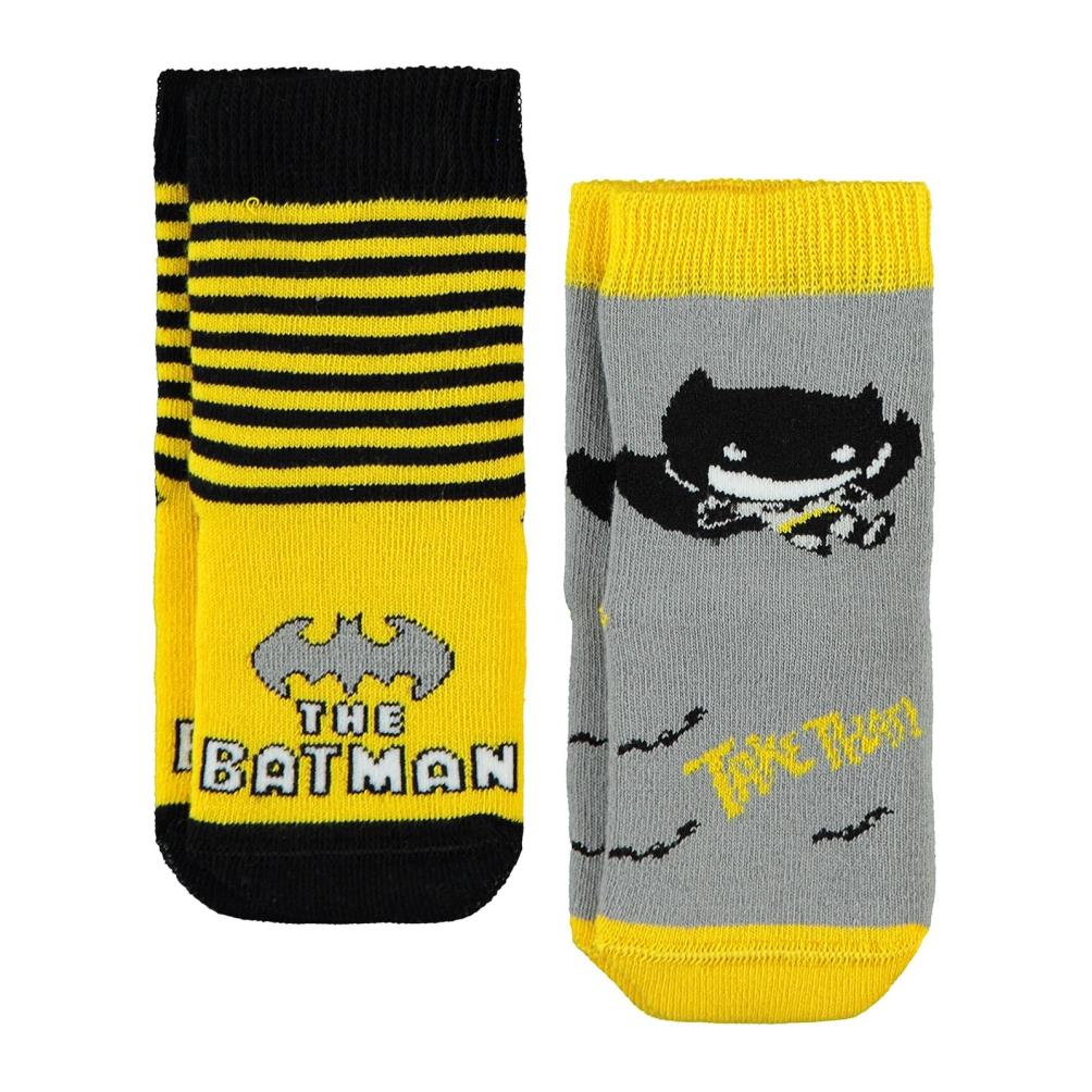 Batman Havlu 6-18 Ay Bebek Erk Çorap Set