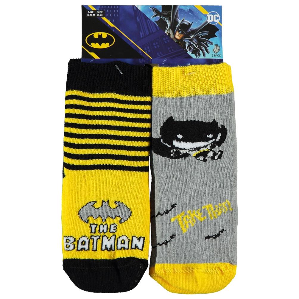 Batman Havlu 6-18 Ay Bebek Erk Çorap Set
