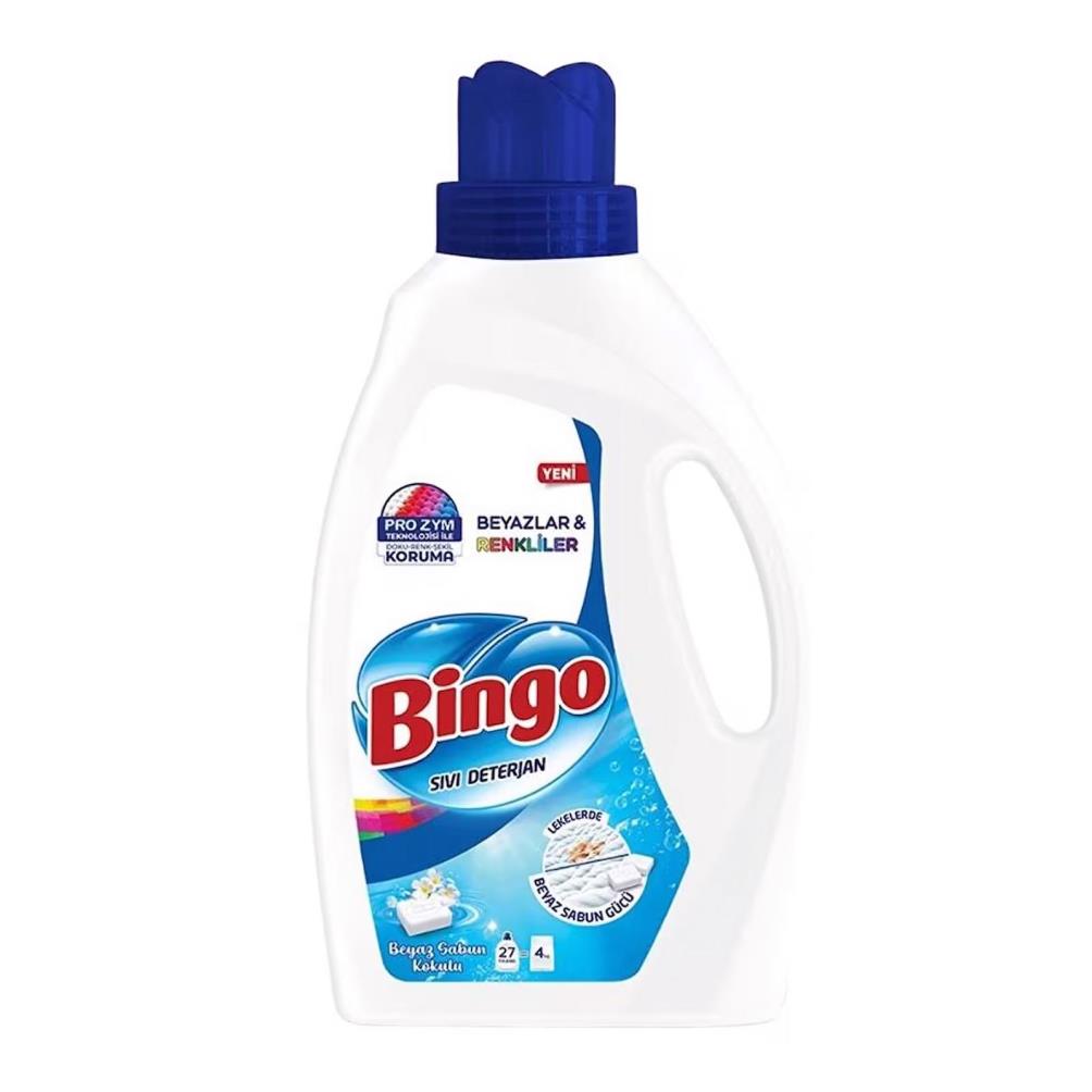 Bingo Sıvı Deterjan Renkli&Beyaz Beyaz Sabun 1755 ml