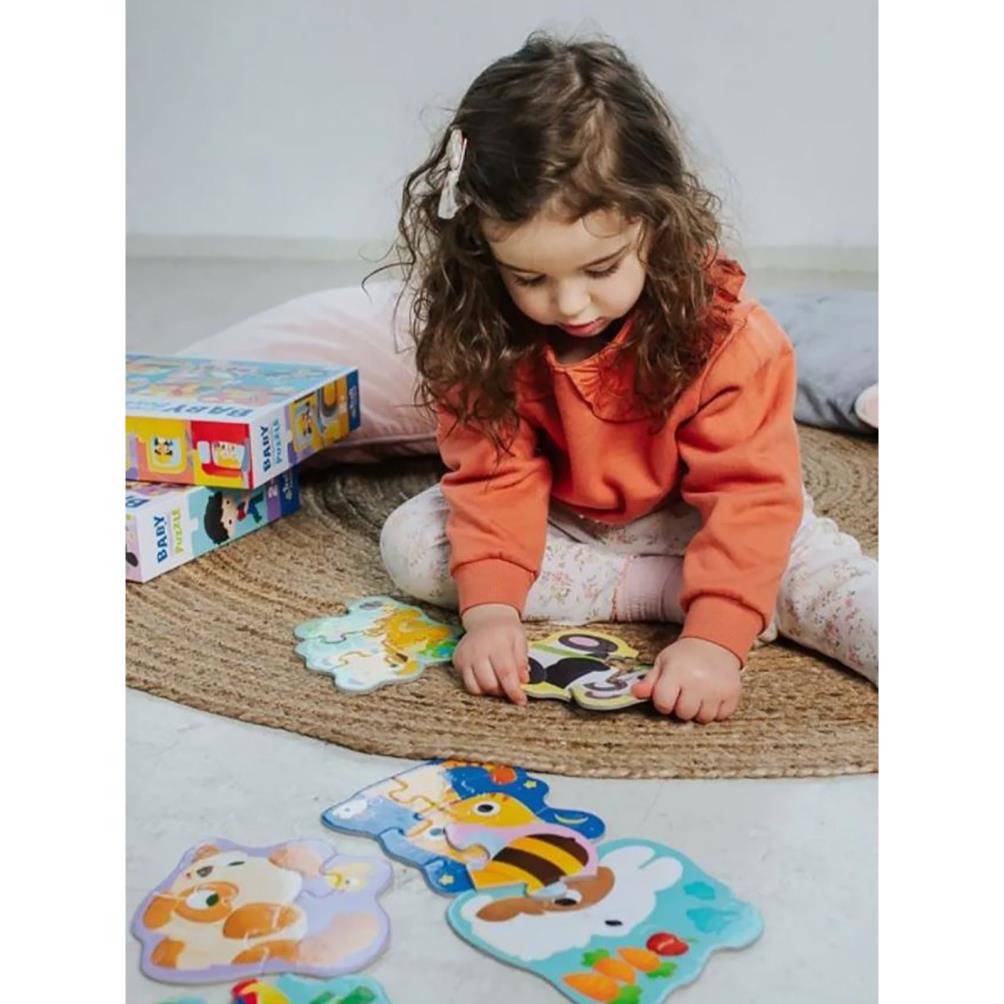 Vardem PUZZLE-44005 Puzzles Baby Egzotık Hayvanlar