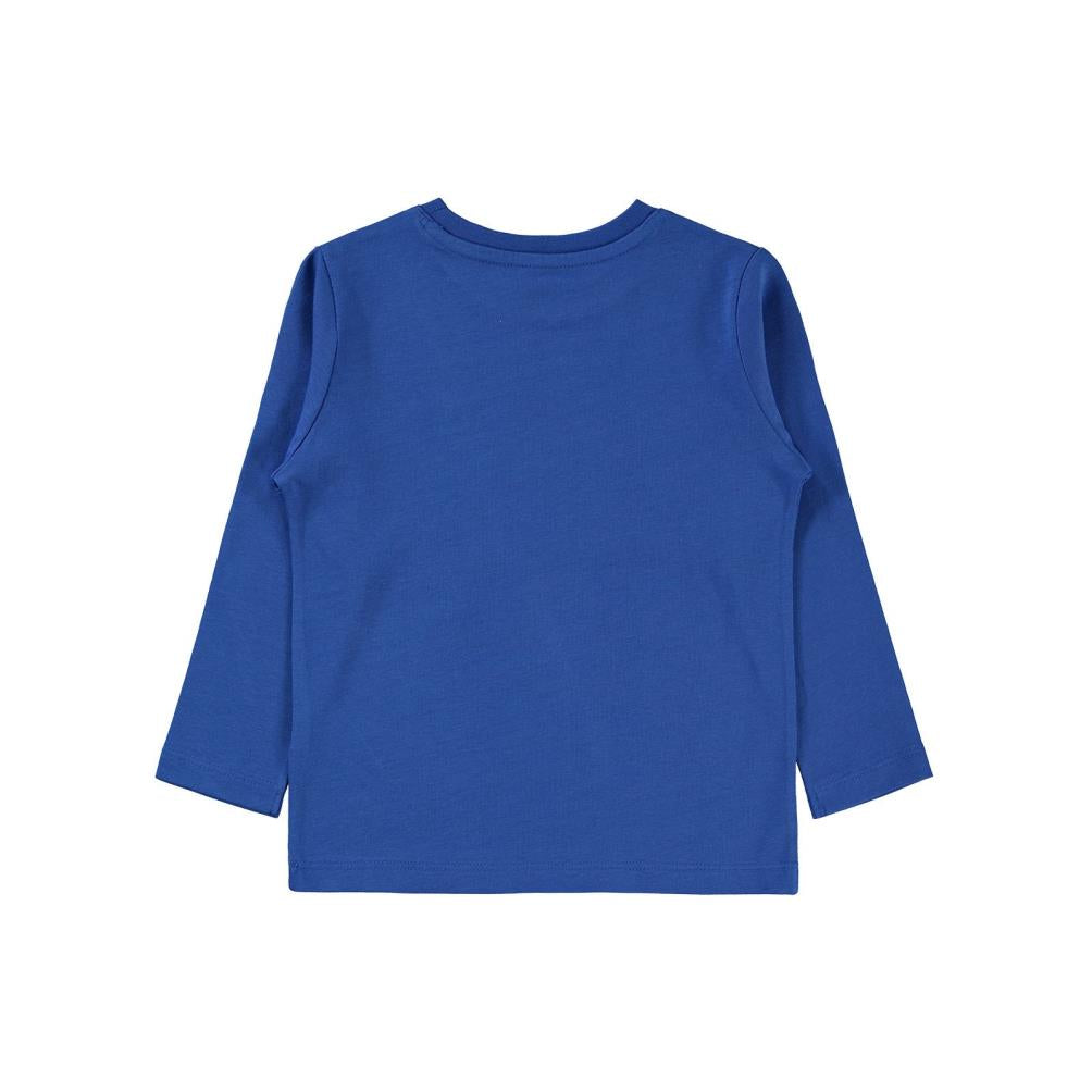 Civil Boys Race Baskı 2-5 Yaş Sweat - Mavi