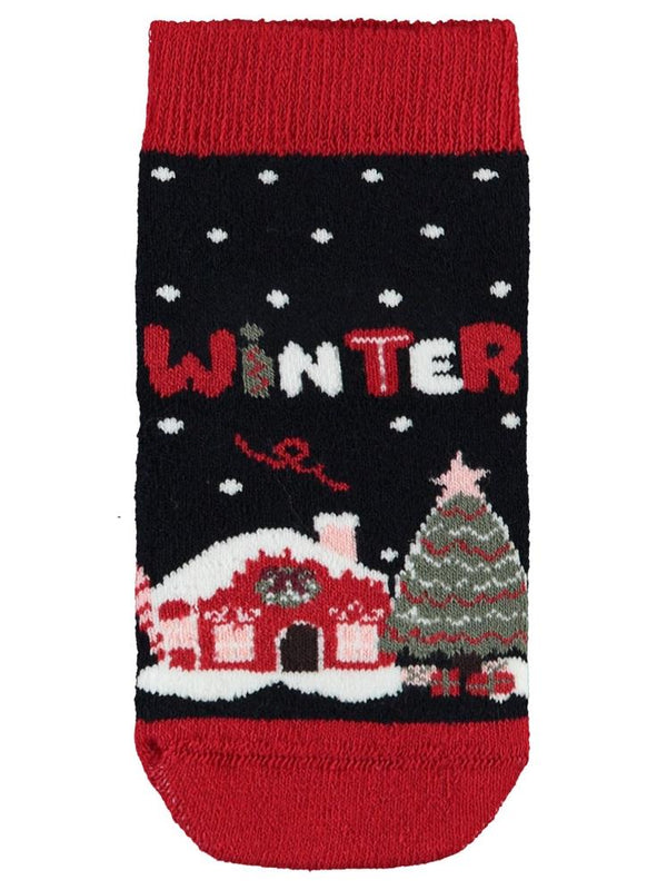 Civil Girls Winter Havlu 2'li 3-11 Yaş Havlu Soket Çorap