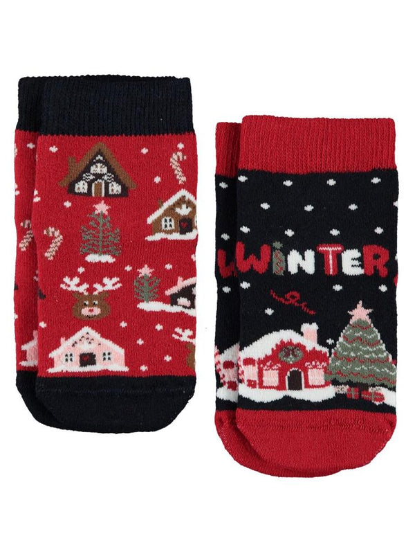 Civil Girls Winter Havlu 2'li 3-11 Yaş Havlu Soket Çorap