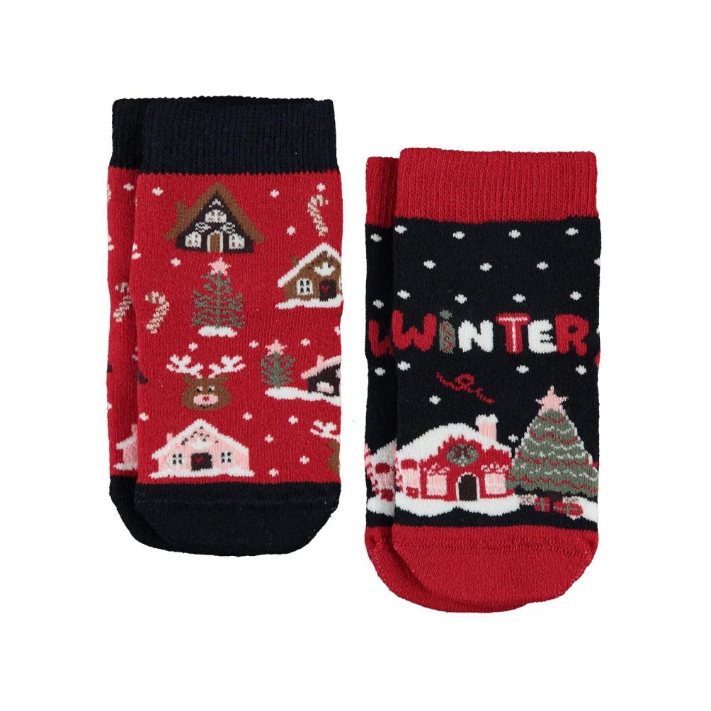 Civil Girls Winter Havlu 2'li 3-11 Yaş Havlu Soket Çorap