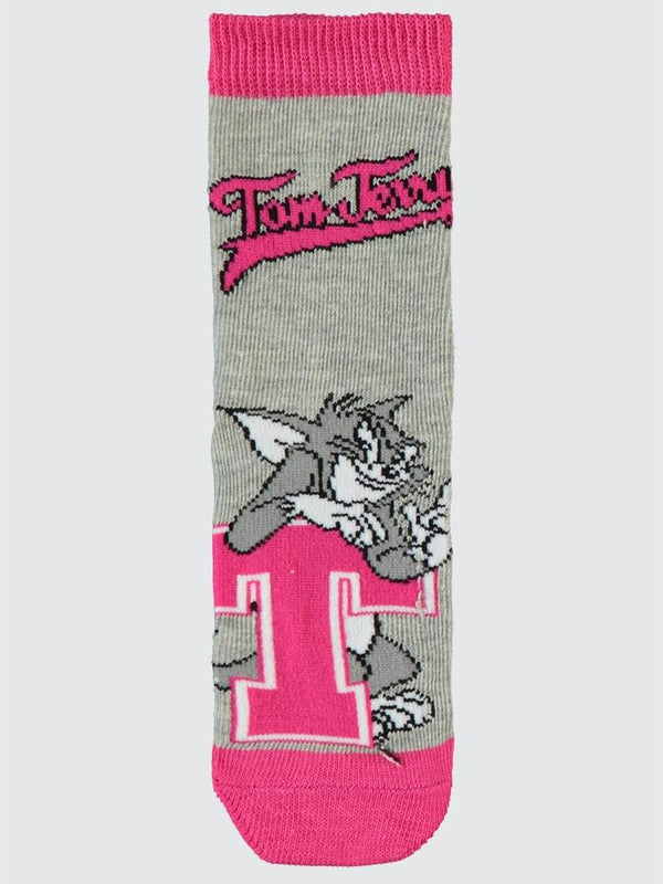 Tom And Jerry 2'li 2-12 Yaş Kız Soket Çorap