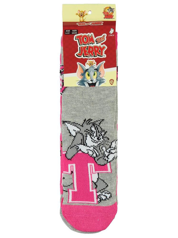 Tom And Jerry 2'li 2-12 Yaş Kız Soket Çorap