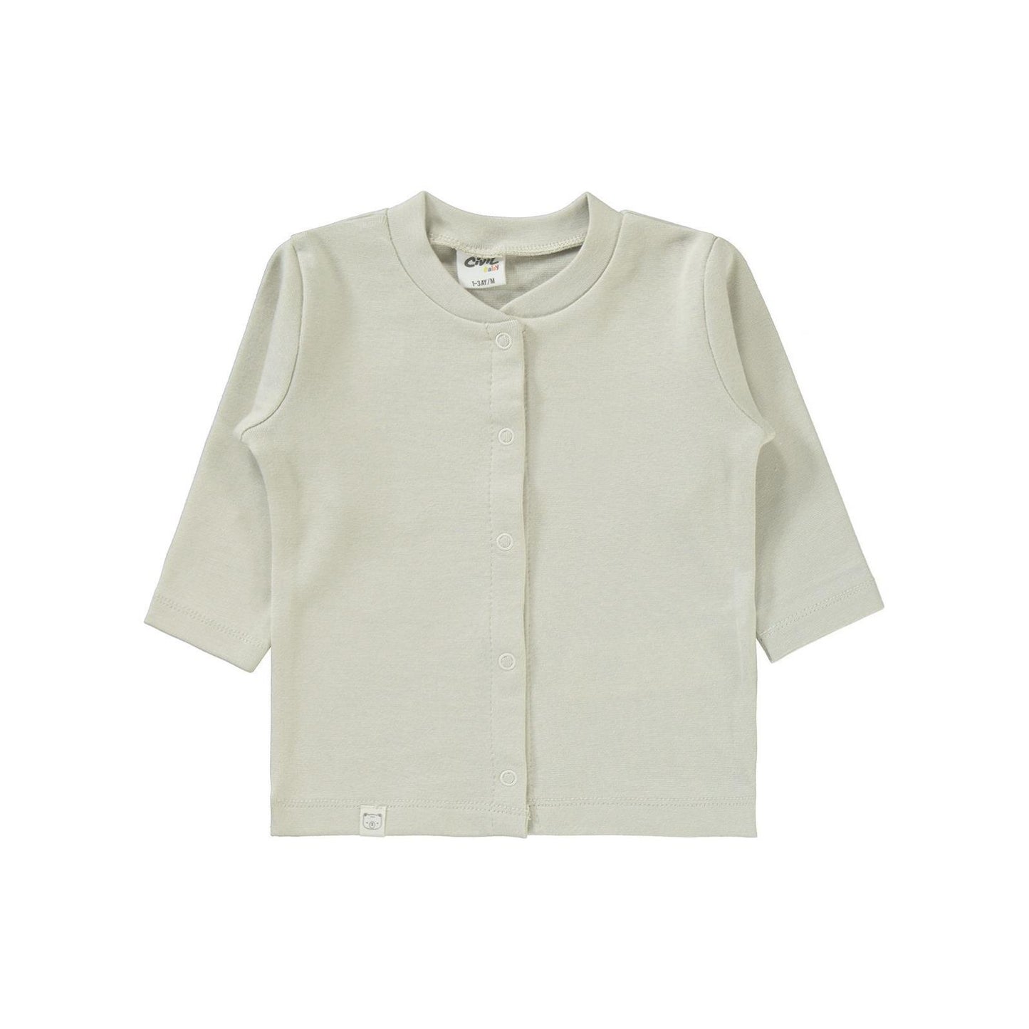 Civil Baby Düz 1-6 Ay Pijama Takımı - Bej