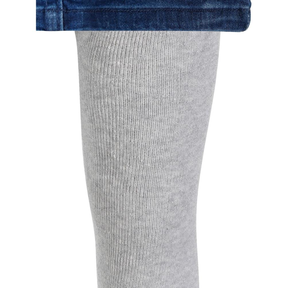 Civil Girls Basic Düz Havlu 2-12 Yaş Kız Külotlu Çorap - Gri