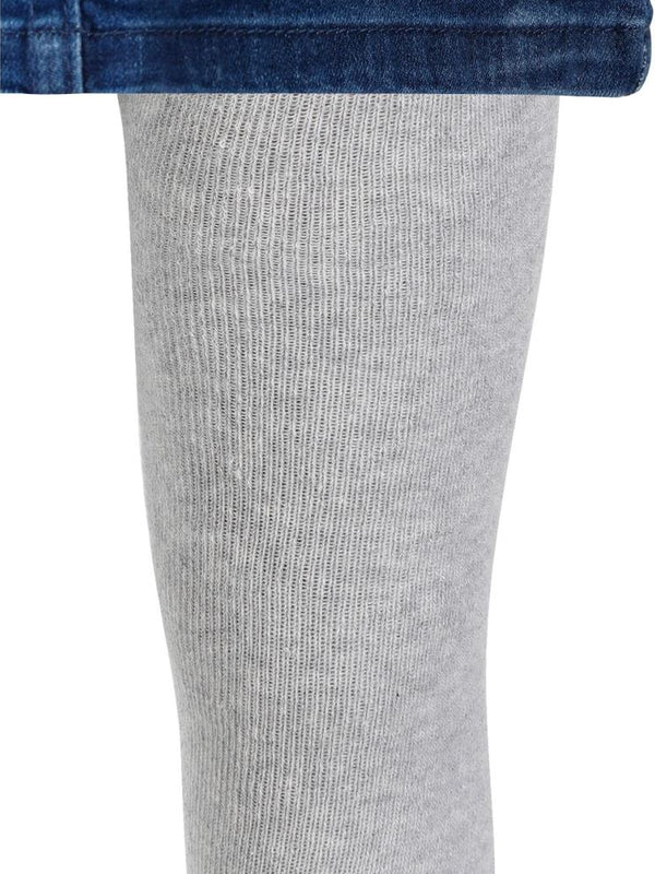 Civil Girls Basic Düz Havlu 2-12 Yaş Kız Külotlu Çorap - Gri