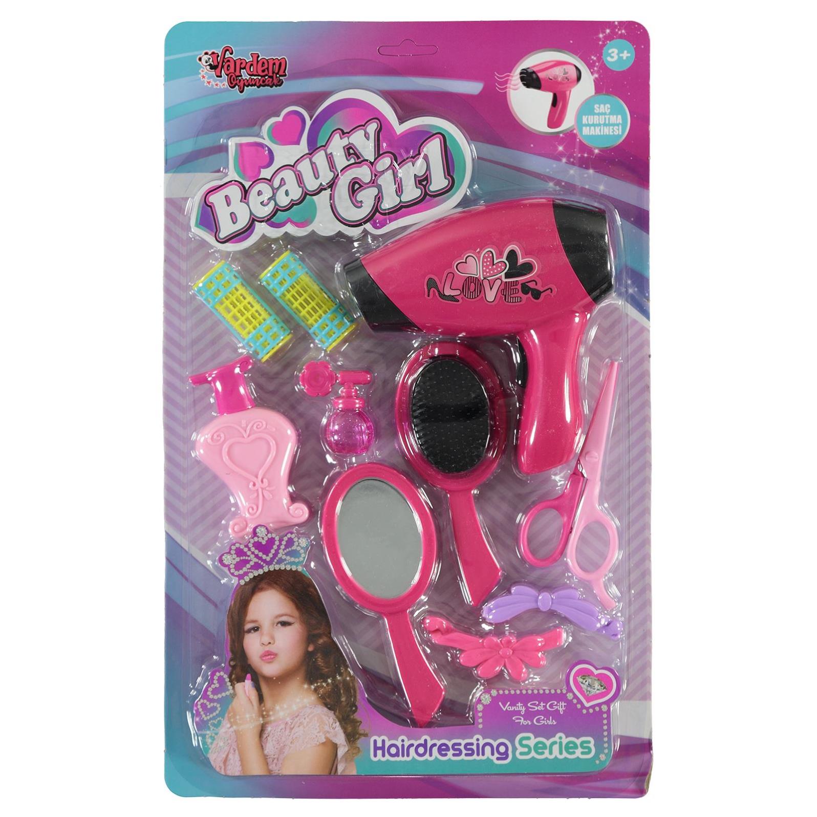 Vardem Kartela Sac Kurutmalı Guzellık Oyuncak Setleri