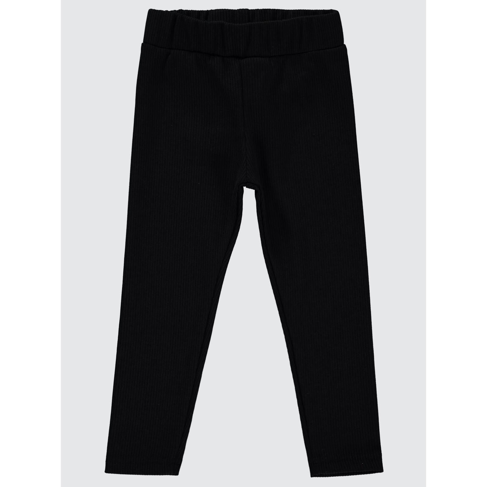 Civil Girls Düz 2-5 Yaş Tayt - Siyah