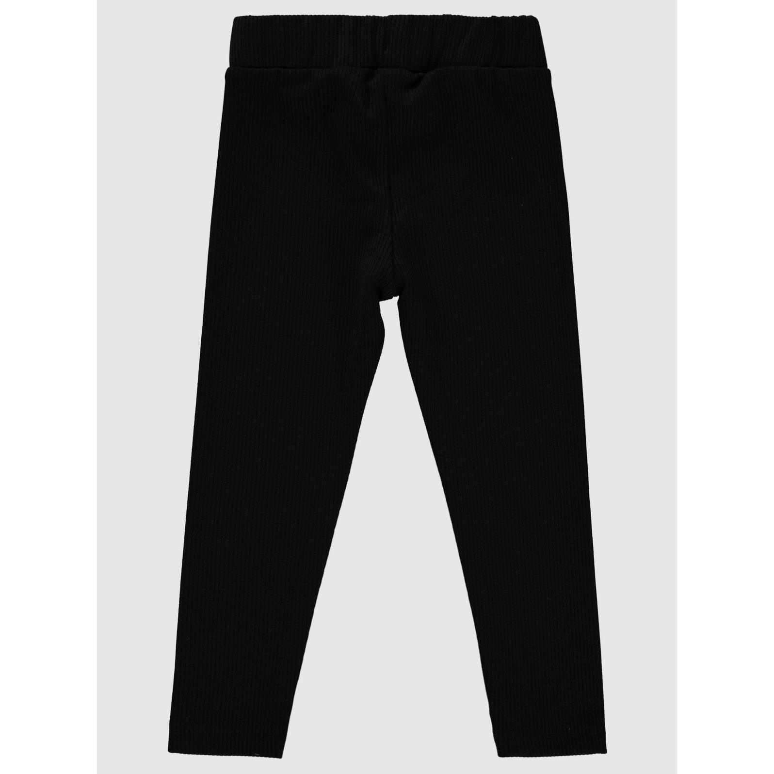 Civil Girls Düz 2-5 Yaş Tayt - Siyah