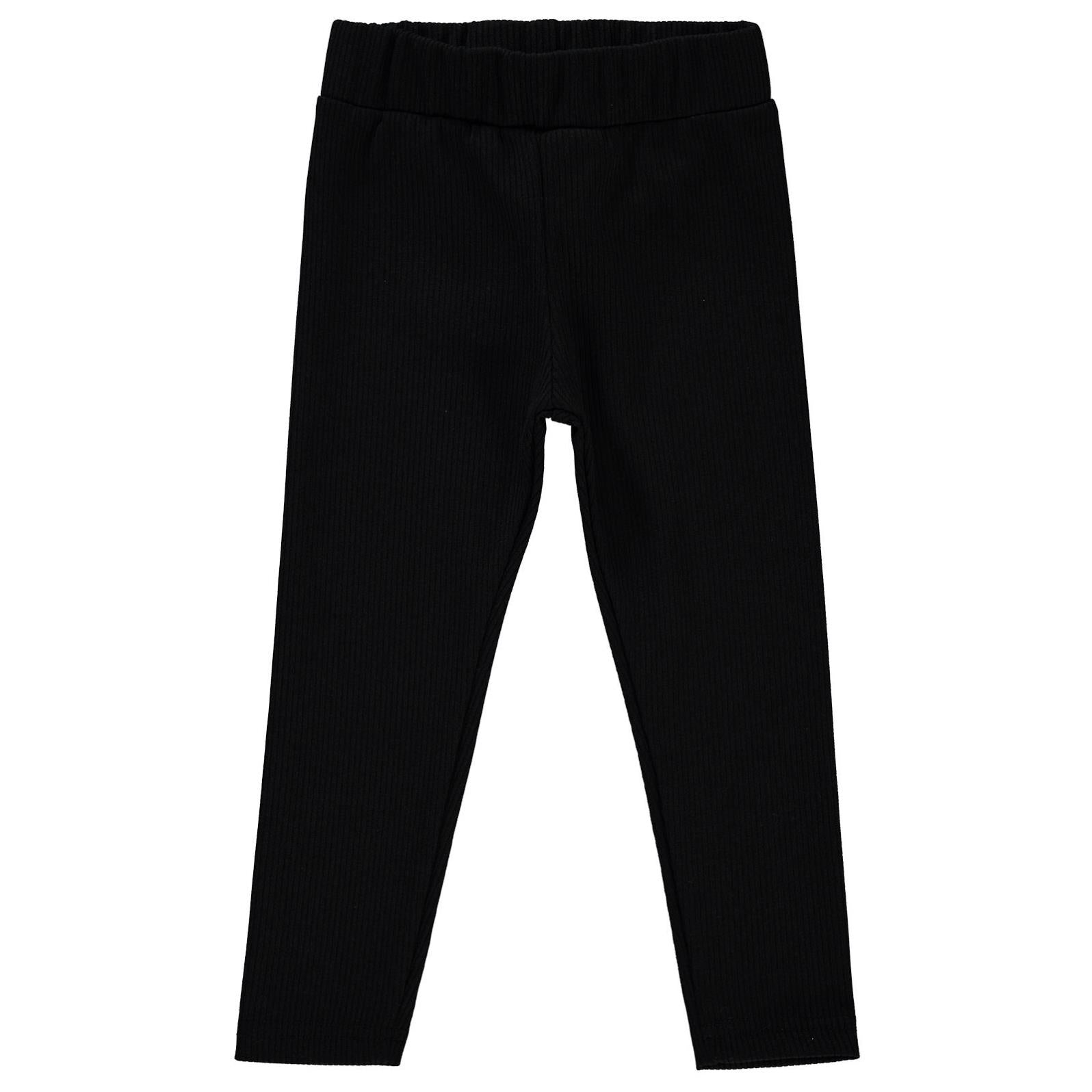 Civil Girls Düz 2-5 Yaş Tayt - Siyah