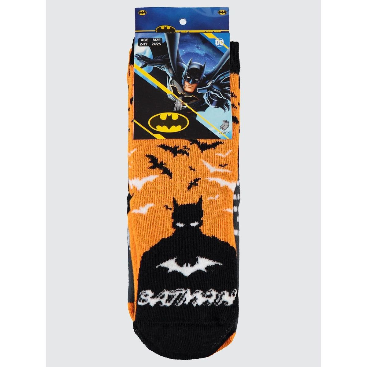 Batman Havlu 2'li Erkek Soket Çorap | Havlu | Okul Kreş ve Günlük Kullanım