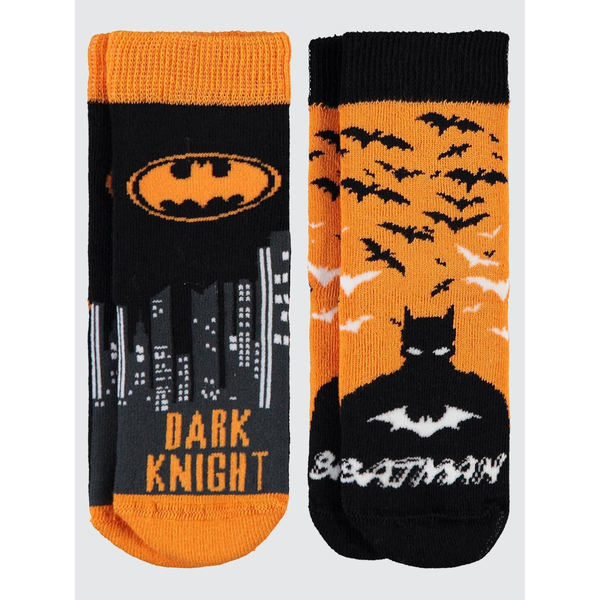 Batman Havlu 2'li Erkek Soket Çorap | Havlu | Okul Kreş ve Günlük Kullanım