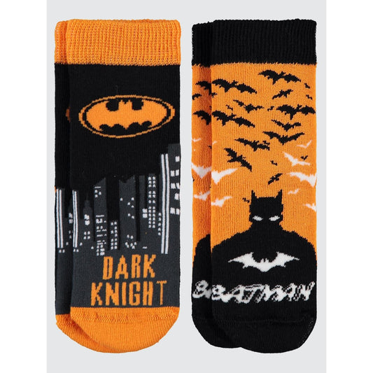 Batman Havlu 2'li Erkek Soket Çorap | Havlu | Okul Kreş ve Günlük Kullanım