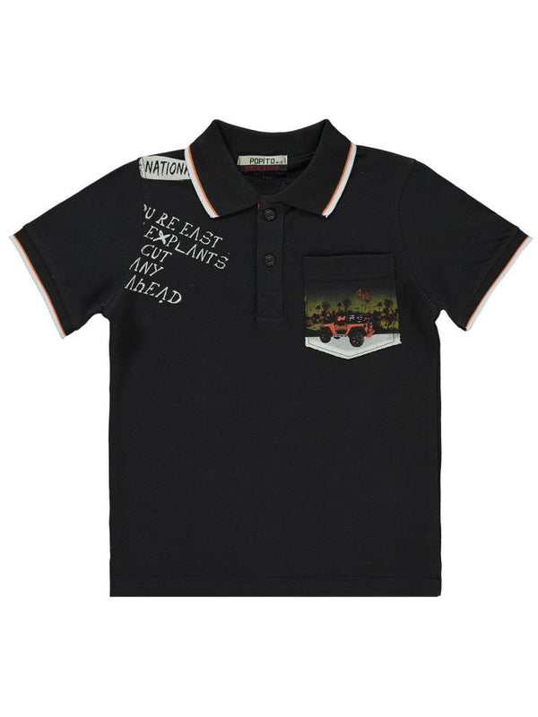 Popito Bebe Yakalı 1-4 Yaş Tişört