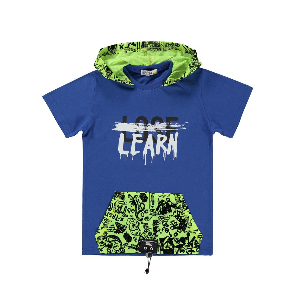 Popito Çocuk Kapşonlu 5-9 Yaş Tişört