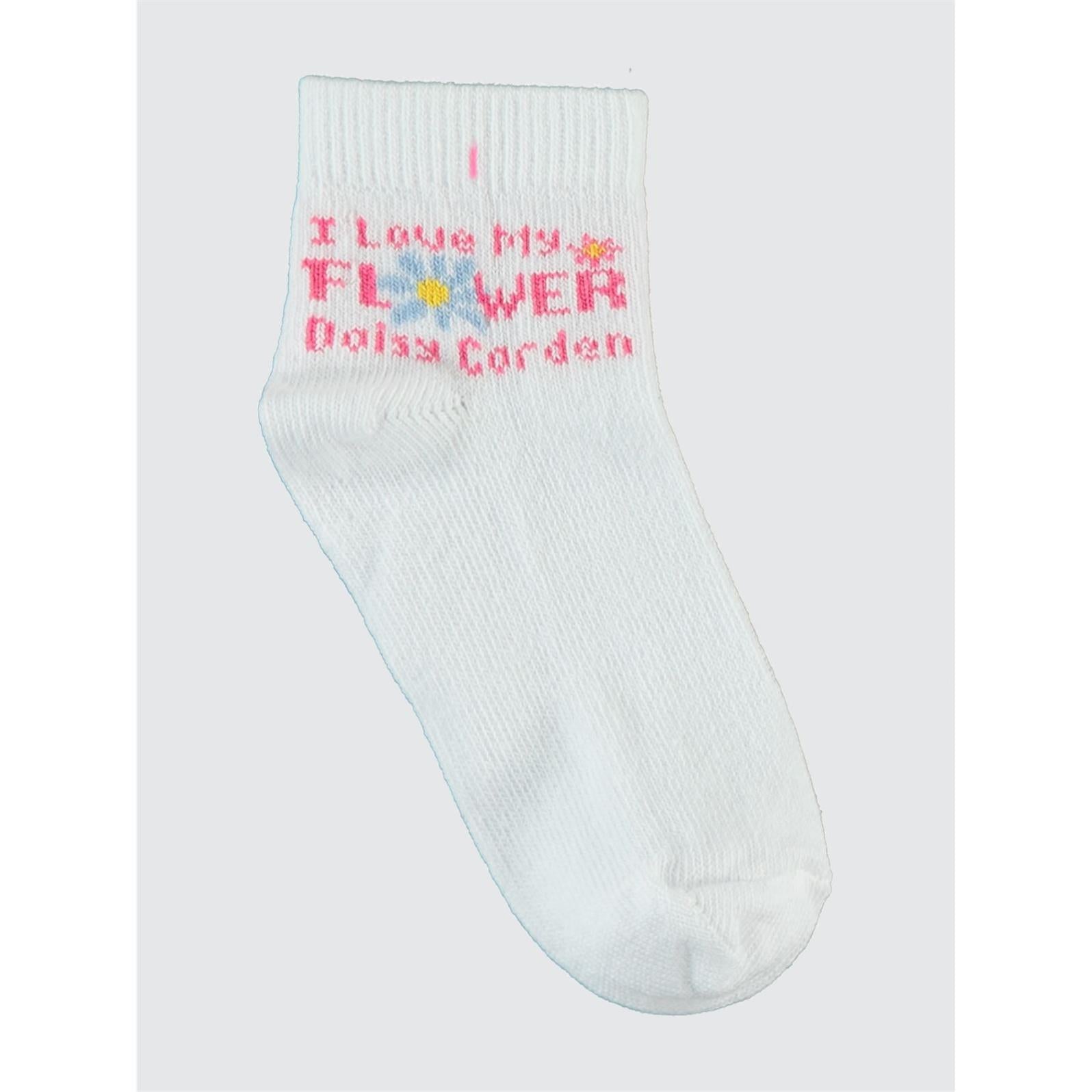 Civil Girls Papatya 3'lü 2-12 Yaş Kız Patik Çorap