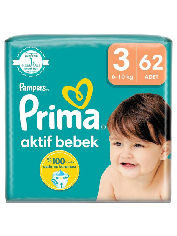 Prima Ab Ekonomik Paket 3 Beden 62 Adet