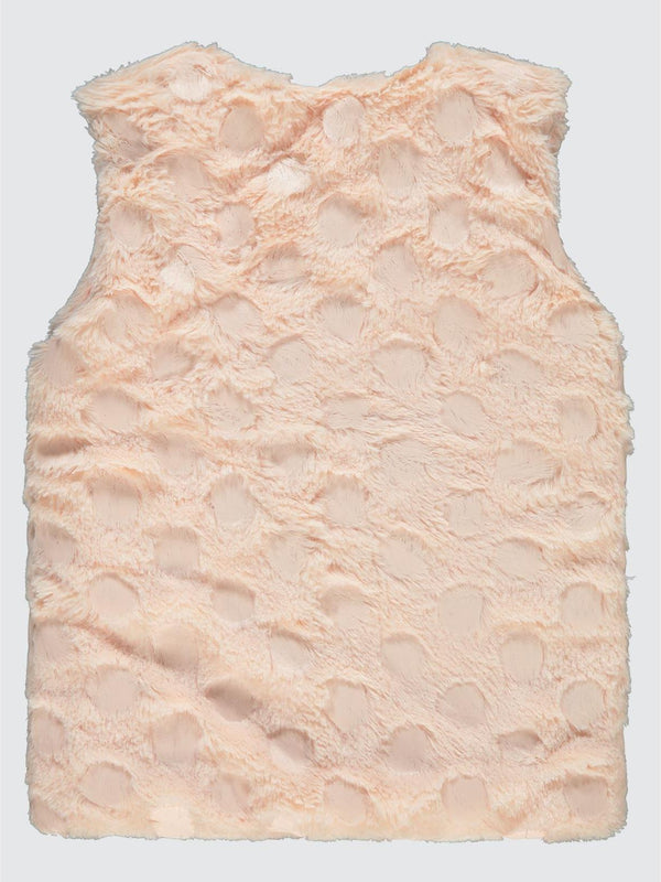 Civil Girls Pelüş 6-9 Yaş Yelek - Pudra