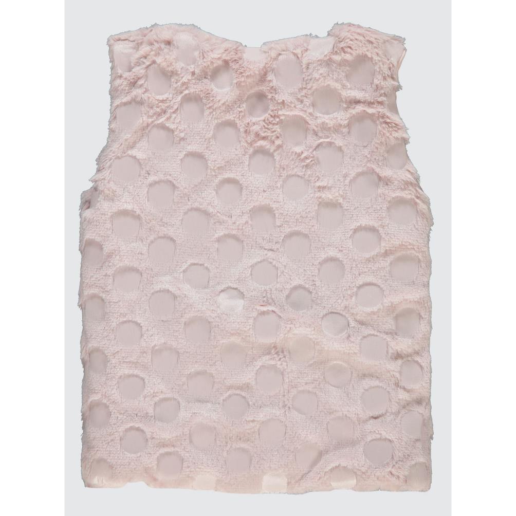 Civil Girls Pelüş 6-9 Yaş Yelek - Pudra