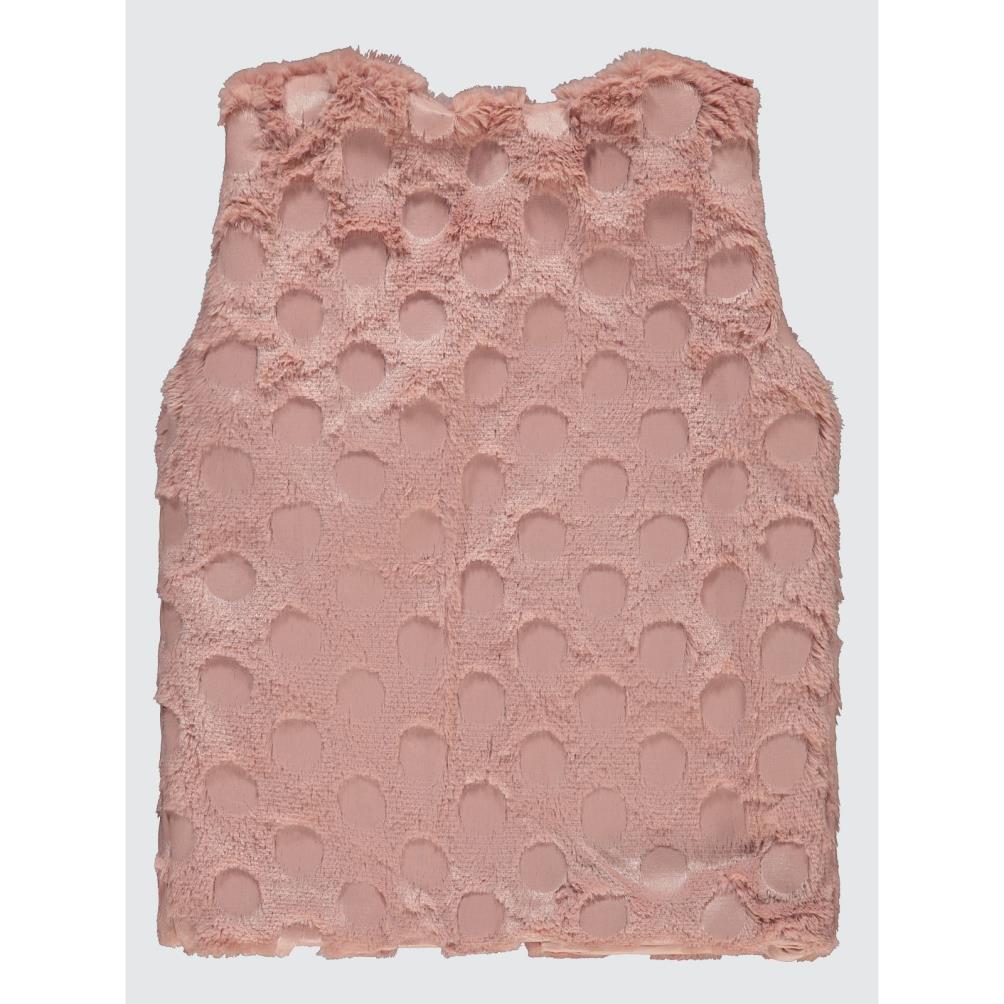 Civil Girls Pelüş 6-9 Yaş Yelek - Pudra