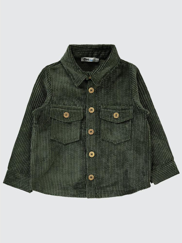 Civil Boys Çift Cepli 2-5 Yaş Gömlek - Haki