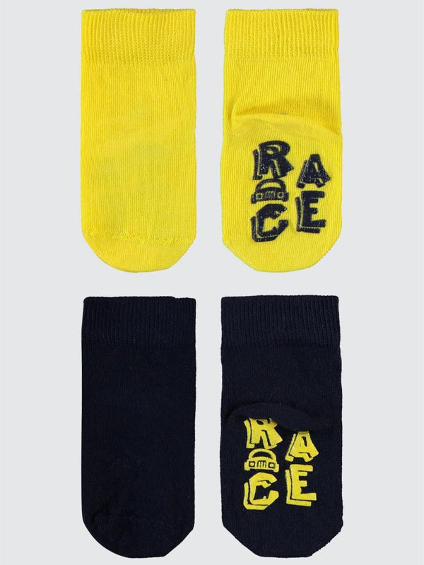 Civil Baby Race Abs Baskı 6-18 Ay 2'li Bebek Erkek Çorap