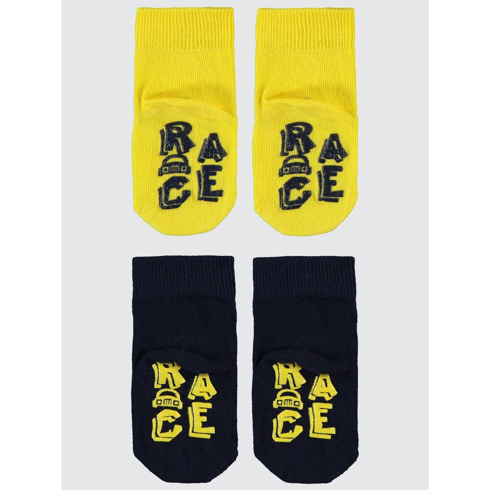 Civil Baby Race Abs Baskı 6-18 Ay 2'li Bebek Erkek Çorap