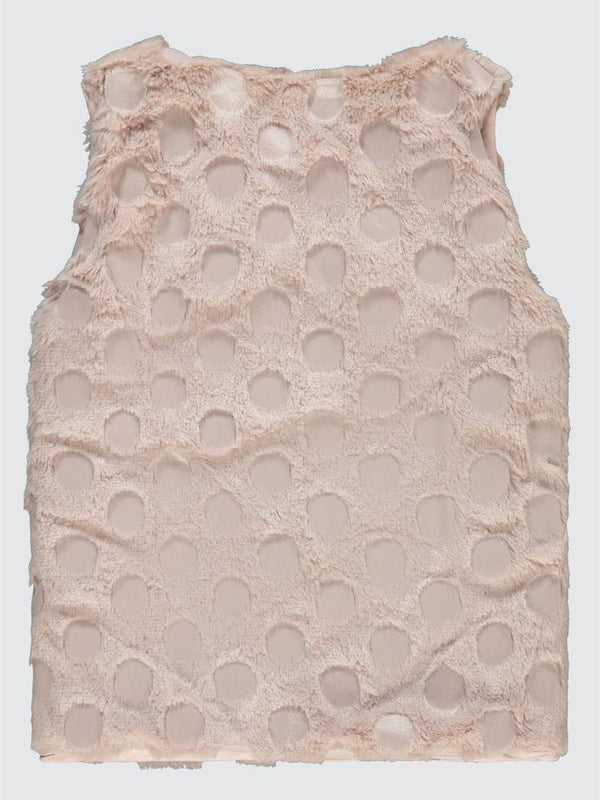 Civil Girls Pelüş 6-9 Yaş Yelek - Pudra