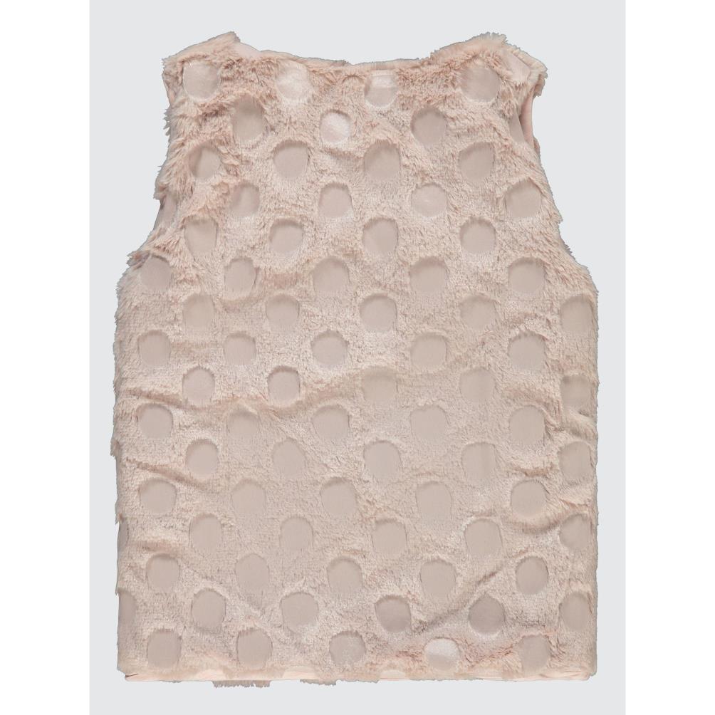 Civil Girls Pelüş 6-9 Yaş Yelek - Pudra