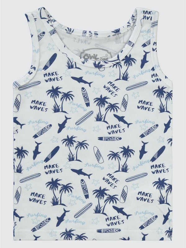 Civil Boys Palmiye 2-10 Yaş 2'li Atlet Set