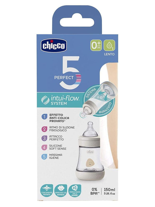 Chicco Perfect5 150ml PP Biberon ( Minisoft Emzik Hediyeli )