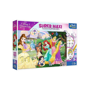 Vardem Süper Maxi Princess 3 İn 1 24 Parça Puzzle