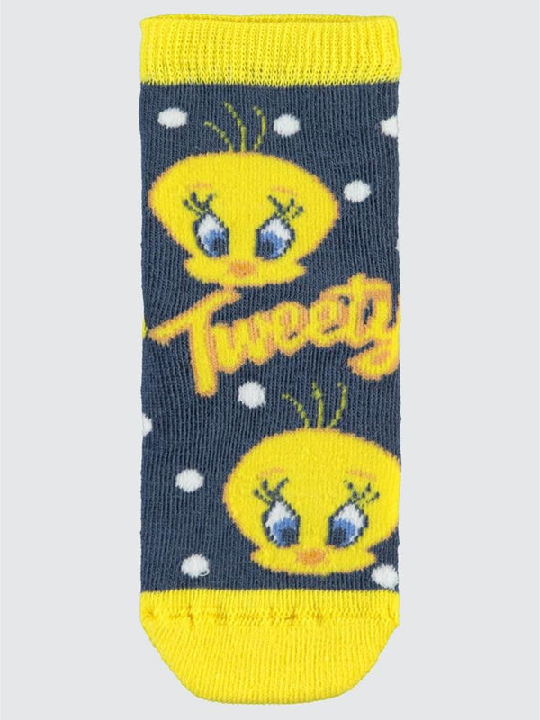 Tweety Havlu 2'li 2-12 Yaş Kız Soket Çorap