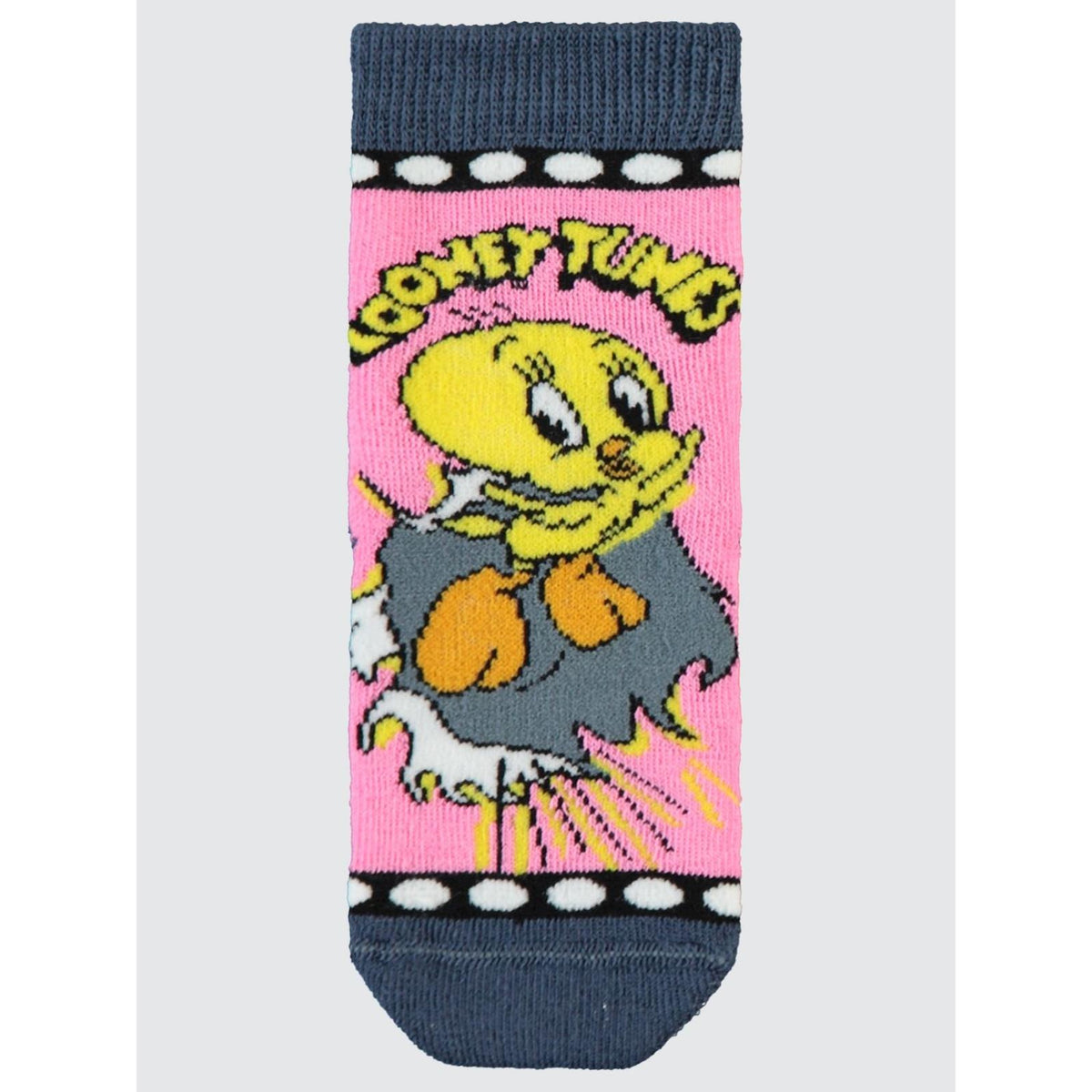 Tweety Havlu 2'li Kız Soket Çorap | Havlu | Okul Kreş ve Günlük Kullanım
