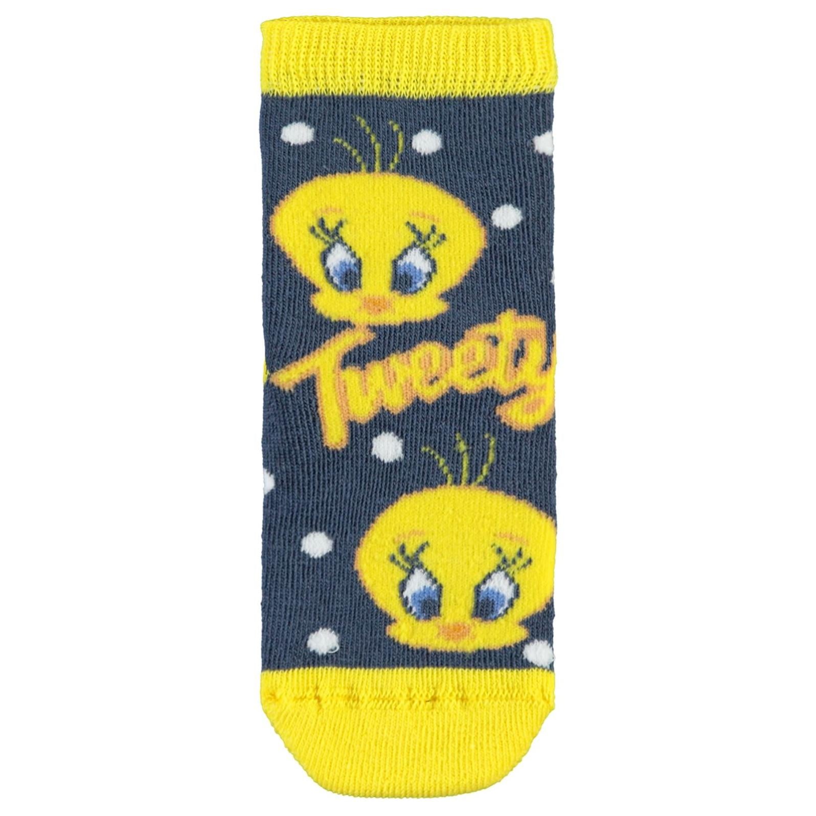 Tweety Havlu 2'li 2-12 Yaş Kız Soket Çorap