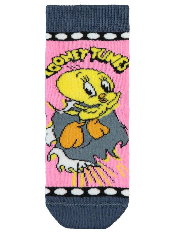 Tweety Havlu 2'li 2-12 Yaş Kız Soket Çorap