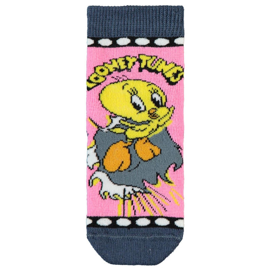Tweety Havlu 2'li Kız Soket Çorap | Havlu | Okul Kreş ve Günlük Kullanım