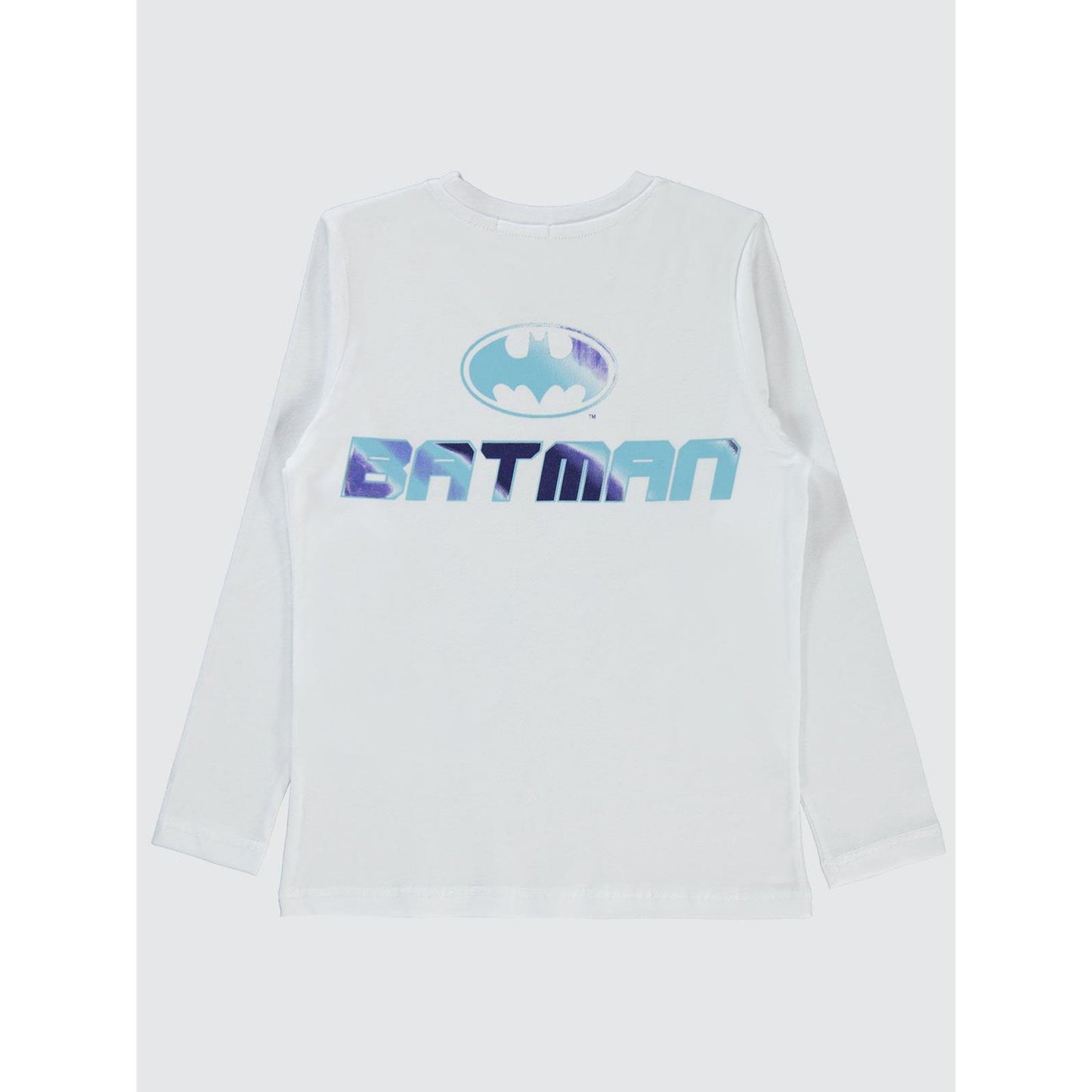 Batman Baskılı 10-13 Yaş Sweatshirt - Beyaz