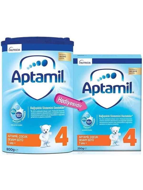 Aptamil 4 Devam Sütü 800 gr + 250 gr