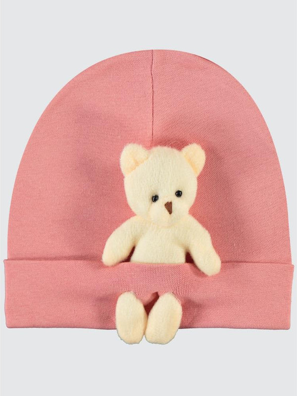 Civil Baby B. Oyuncaklı Şapka - Pudra