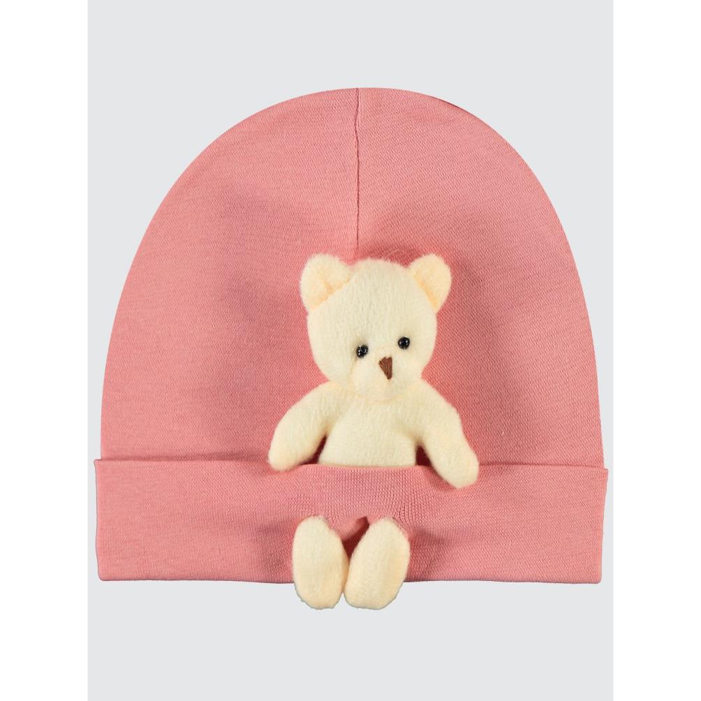 Civil Baby B. Oyuncaklı Şapka - Pudra