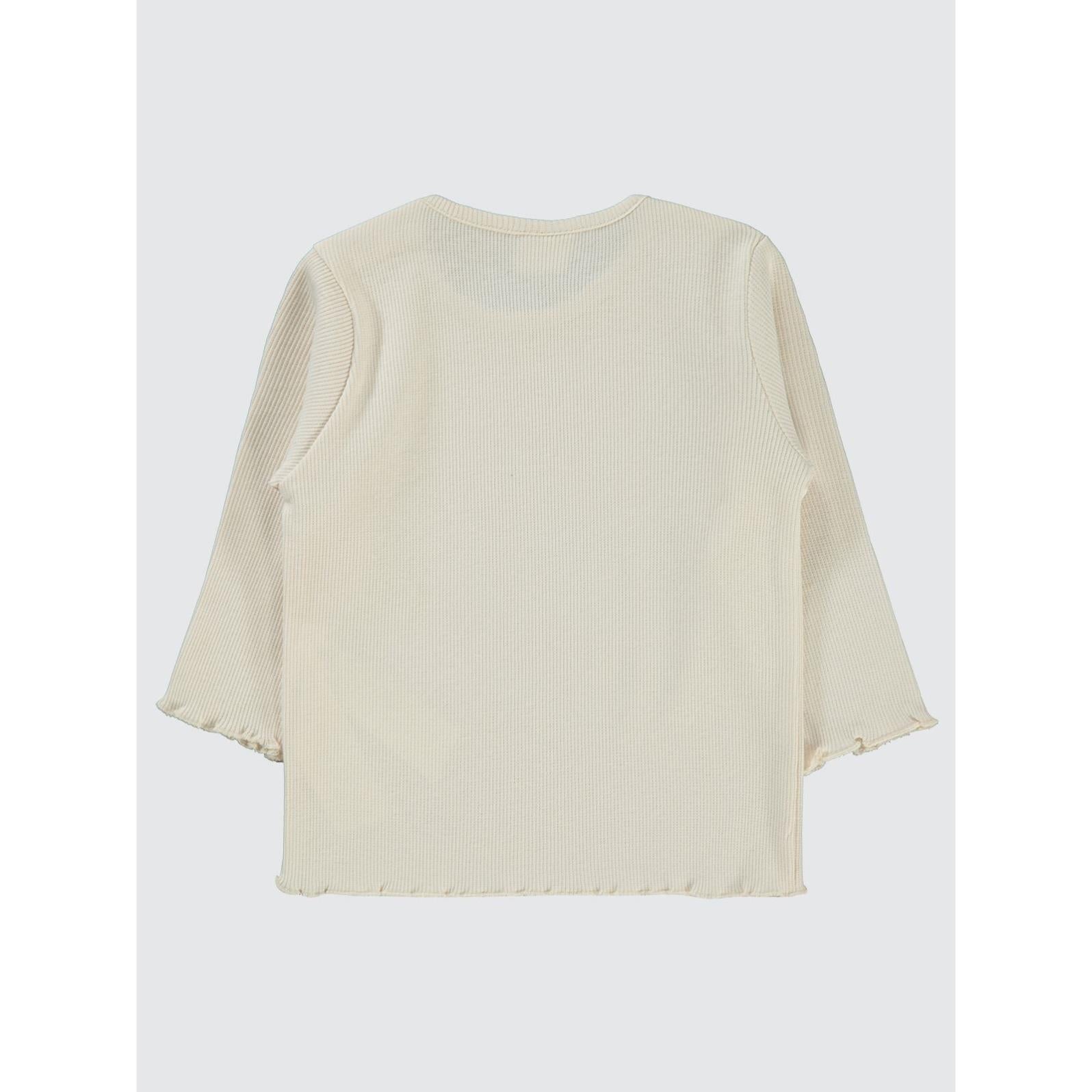Civil Baby Kol Ucu Detaylı 6-18 Ay Sweatshirt - Fil Dişi