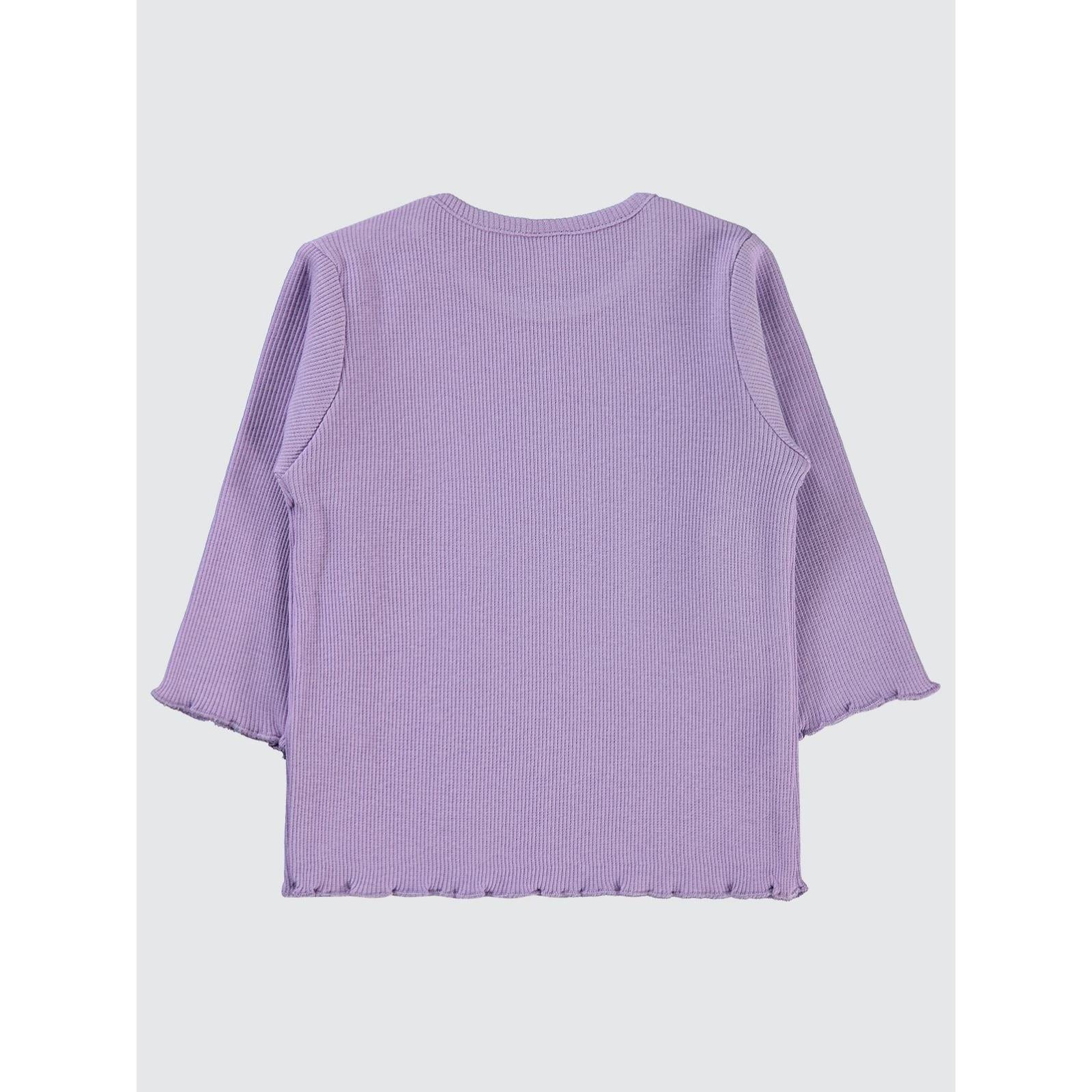 Civil Baby Kol Ucu Detaylı 6-18 Ay Sweatshirt - Lila